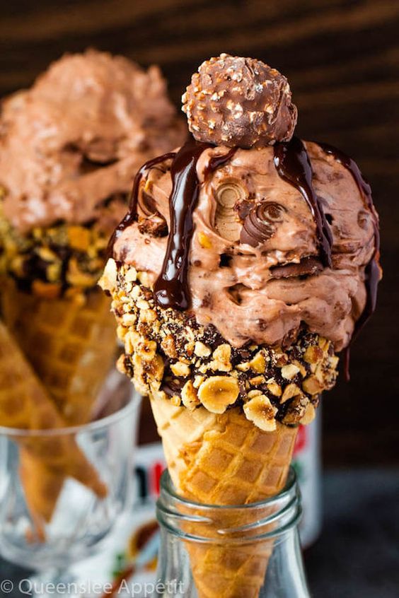 Ferrero Rocher Nutella Ice Cream